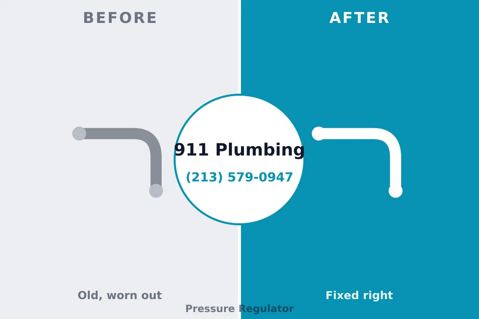 Before and after: plumbing repair Reynoldsville, PA